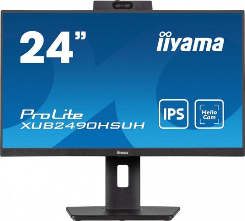 Monitor 24 cale XUB2490HSUH-B1 IPS,FHD,CAM,MIC,HDMI,DP,3xUSB(3.2), 100Hz,250cd,4ms,ADAPTIVE SYNC,FlickerFree,2x2W,WINDOWS HELLO Monitor 24 cale XUB2490HSUH-B1 IPS,FHD,CAM,MIC,HDMI,DP,3xUSB(3.2), 100Hz,250cd,4ms,ADAPTIVE SYNC,FlickerFree,2x2W,WINDOWS HELLO