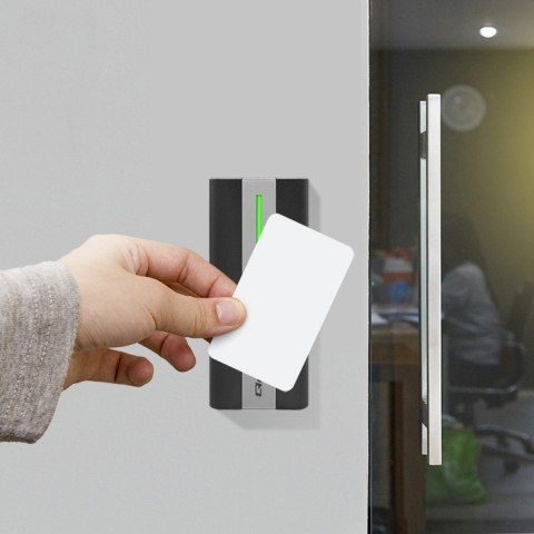 Zbliżeniowy czytnik kart i breloków RFID | EM | Mifare | karta | brelok | ABS Zbliżeniowy czytnik kart i breloków RFID | EM | Mifare | karta | brelok | ABS