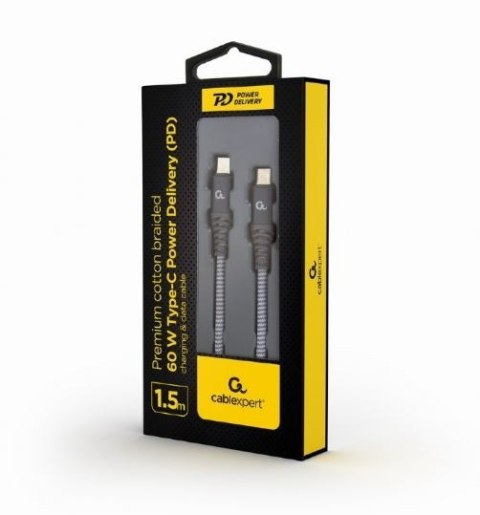 Kabel Premium USB-C 2.0 60W PD 1.5M Kabel Premium USB-C 2.0 60W PD 1.5M