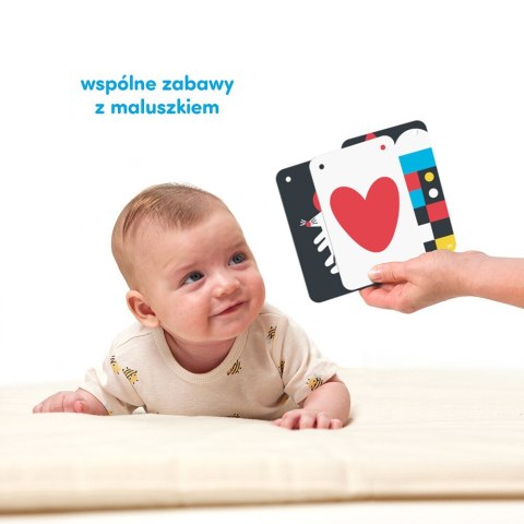 Książeczka Kontrasty na sznureczku 0m+ Książeczka Kontrasty na sznureczku 0m+