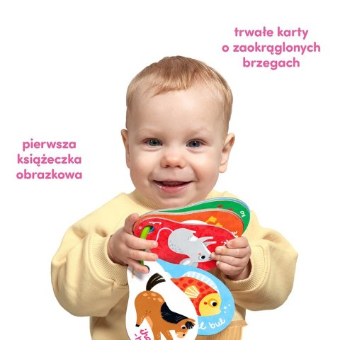 Książeczka Moje zwierzątka 12m+ Książeczka Moje zwierzątka 12m+