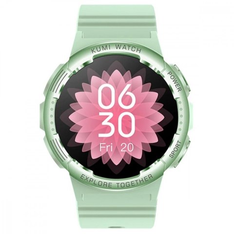 Smartwatch K6 1.3 cala 300 mAh zielony Smartwatch K6 1.3 cala 300 mAh zielony