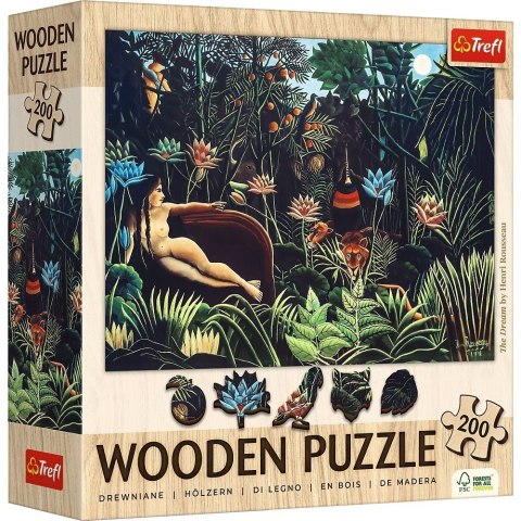 Puzzle drewniane 200 elementów Sen Henri Rosseau Puzzle drewniane 200 elementów Sen Henri Rosseau