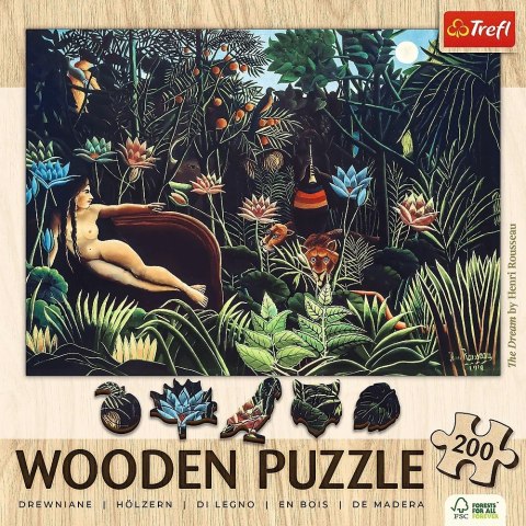 Puzzle drewniane 200 elementów Sen Henri Rosseau Puzzle drewniane 200 elementów Sen Henri Rosseau