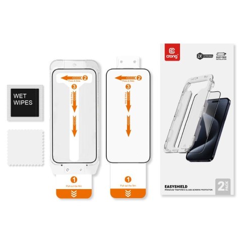 Szkło hartowane EasyShield 2-Pack - iPhone 14 / iPhone 13 / iPhone 13 Pro (2 sztuki) Szkło hartowane EasyShield 2-Pack - iPhone 14 / iPhone 13 / iPhone 13 Pro (2 sztuki)