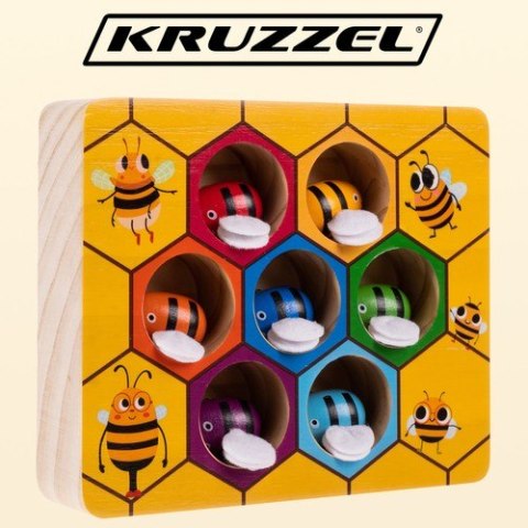 Gra drewniana "plaster miodu" Kruzzel 21910 Kruzzel Gra drewniana "plaster miodu" Kruzzel 21910 Kruzzel