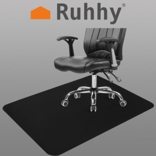 Mata ochronna pod krzesło 100x140cm RUHHY - czarna Ruhhy