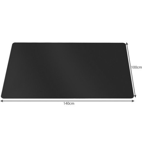 Mata ochronna pod krzesło 100x140cm RUHHY - czarna Ruhhy