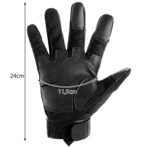 Rękawiczki taktyczne XL- czarne Trizand 21770 Trizand Rękawiczki taktyczne XL- czarne Trizand 21770 Trizand