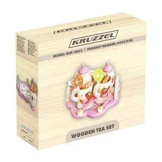 Serwis do herbaty drewniany Kruzzel 21950 Kruzzel