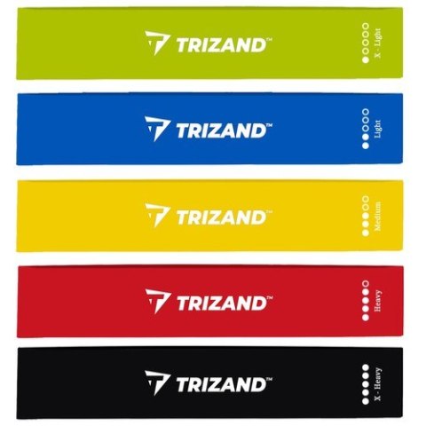 Zestaw gum do ćwiczeń- 5szt Trizand 21955 Trizand Zestaw gum do ćwiczeń- 5szt Trizand 21955 Trizand