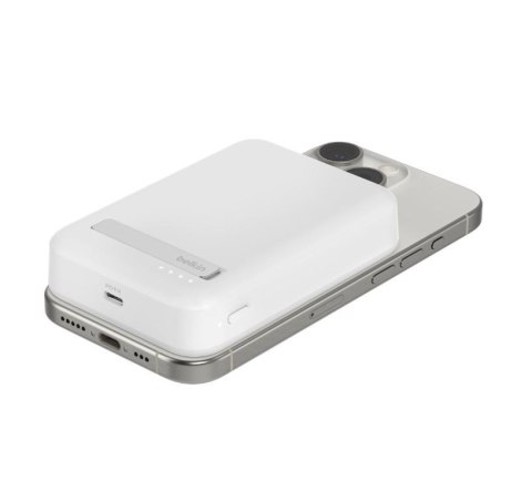 Powerbank ze standem 10000mAh Qi2 MagSafe Biały Powerbank ze standem 10000mAh Qi2 MagSafe Biały