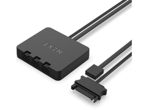 Zestaw 3 Wentylatory NZXT F120 RGB Kontroler Biały Zestaw 3 Wentylatory NZXT F120 RGB Kontroler Biały