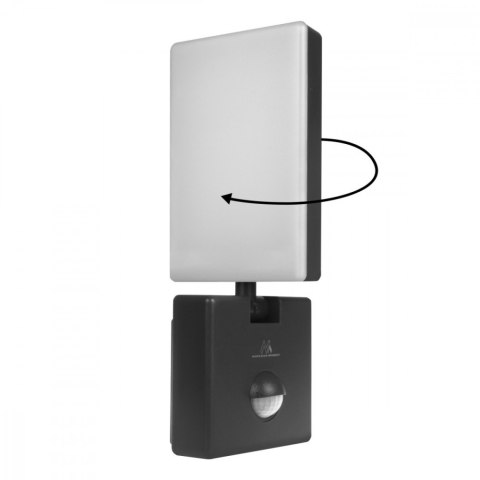 Lampa LED z czujnikiem ruchu MCE516 B 10W IP65 Lampa LED z czujnikiem ruchu MCE516 B 10W IP65