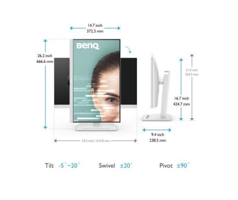 Monitor 27 cali GW2790QT 2K 5ms/IPS/HDMI/100Hz Monitor 27 cali GW2790QT 2K 5ms/IPS/HDMI/100Hz