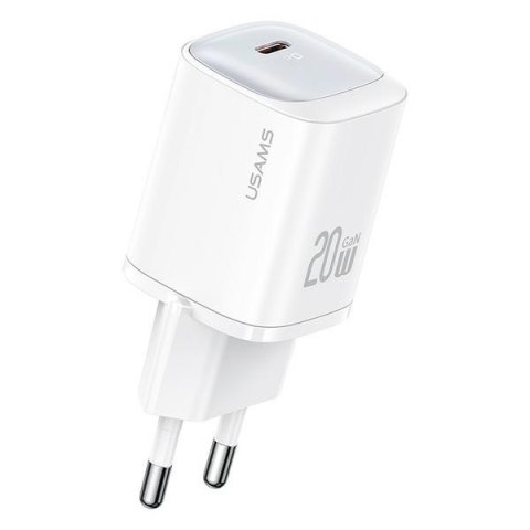 Ładowarka sieciowa 20W GaN USB-C Fast Charging CC248 Biała Ładowarka sieciowa 20W GaN USB-C Fast Charging CC248 Biała