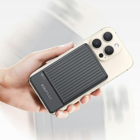 Powerbank indykcyjny MagSafe 10000mAh 22,5W Czarny Powerbank indykcyjny MagSafe 10000mAh 22,5W Czarny