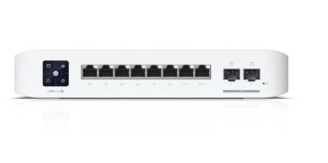 Przełącznik UniFi 8 PoE USW-PRO-8-POE, 6 portów 1 GbE PoE+, 2 porty 1 GbE PoE++, 2 porty 10G SFP+, 120W Przełącznik UniFi 8 PoE USW-PRO-8-POE, 6 portów 1 GbE PoE+, 2 porty 1 GbE PoE++, 2 porty 10G SFP+, 120W
