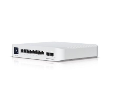 Przełącznik UniFi 8 PoE USW-PRO-8-POE, 6 portów 1 GbE PoE+, 2 porty 1 GbE PoE++, 2 porty 10G SFP+, 120W Przełącznik UniFi 8 PoE USW-PRO-8-POE, 6 portów 1 GbE PoE+, 2 porty 1 GbE PoE++, 2 porty 10G SFP+, 120W