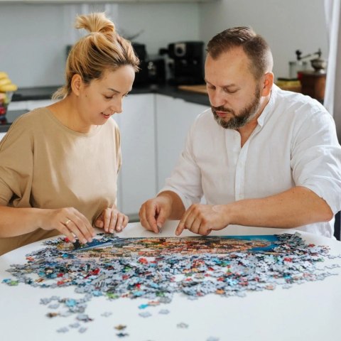 Puzzle 1000 elementów Premium Plus Miasteczko Oia Santorini Puzzle 1000 elementów Premium Plus Miasteczko Oia Santorini