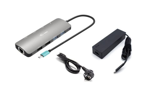 Stacja dokująca USB-C Metal Nano 2x Display Docking Station Power Delivery100W + Charger 100W Stacja dokująca USB-C Metal Nano 2x Display Docking Station Power Delivery100W + Charger 100W