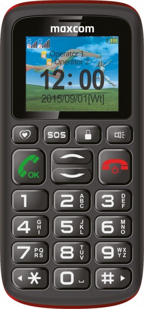 Telefon MM428L BB POLIPHONE/duże przyciski Telefon MM428L BB POLIPHONE/duże przyciski