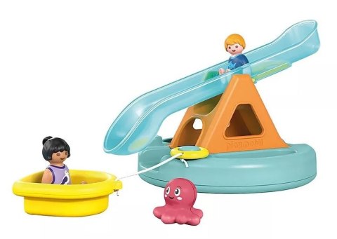 Zestaw z figurkami Junior Aqua 71 687 Pływająca wyspa ze zjeżdżalnią Zestaw z figurkami Junior Aqua 71 687 Pływająca wyspa ze zjeżdżalnią