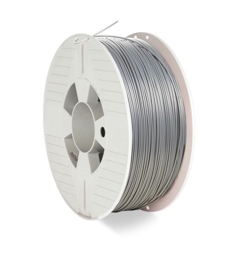 Filament 3D ABS Silver 1,75mm /1kg/Szary/ 55032 Filament 3D ABS Silver 1,75mm /1kg/Szary/ 55032