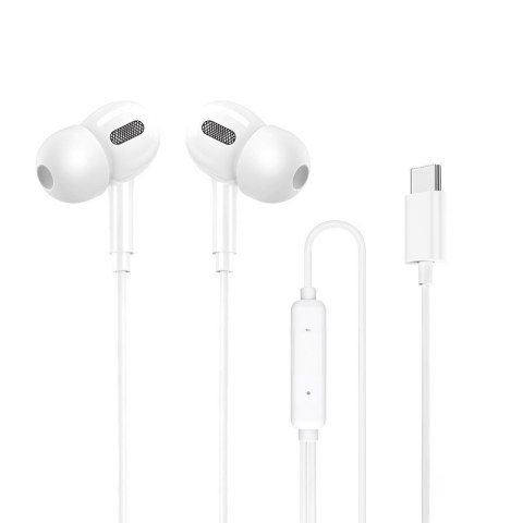 Słuchawki przewodowe YA11 HiFi USB-C (Białe) Słuchawki przewodowe YA11 HiFi USB-C (Białe)