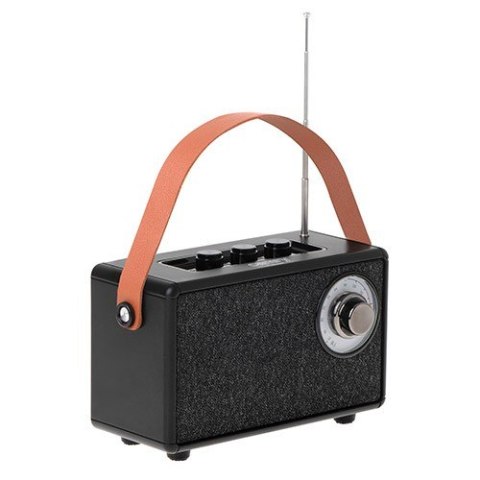 Głośnik Bluetooth CR1902 FM USB-C czarny Głośnik Bluetooth CR1902 FM USB-C czarny