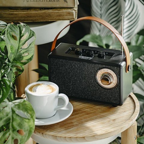 Głośnik Bluetooth CR1902 FM USB-C czarny Głośnik Bluetooth CR1902 FM USB-C czarny