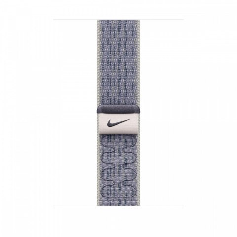 Opaska sportowa Nike w kolorze szarym/niebieskim do koperty 46 mm Opaska sportowa Nike w kolorze szarym/niebieskim do koperty 46 mm