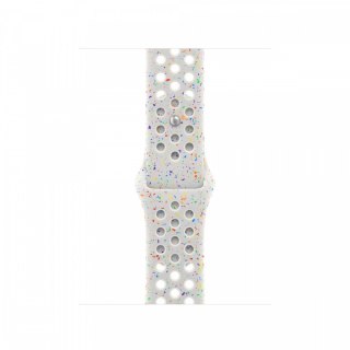 Pasek sportowy Nike w kolorze czystej platyny do koperty 42 mm - rozmiar M/L