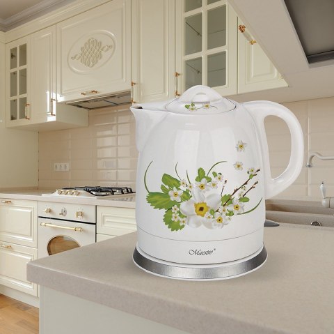 Ceramiczny czajnik elektryczny 1,5l 1200W MR-066-WHITE Ceramiczny czajnik elektryczny 1,5l 1200W MR-066-WHITE
