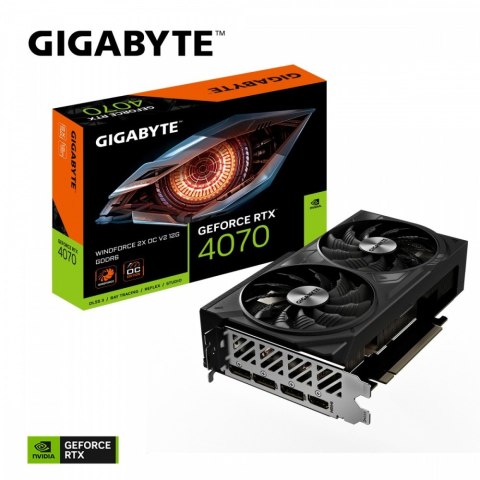 Karta graficzna GeForce RTX 4070 WINDFORCE 2X OC V2 12GB GDDR6 192bit Karta graficzna GeForce RTX 4070 WINDFORCE 2X OC V2 12GB GDDR6 192bit