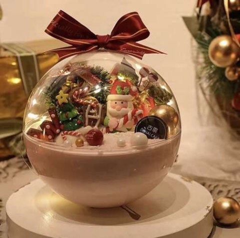 Bombki przezroczyste 12cm zestaw 10szt Ruhhy 22279 Ruhhy