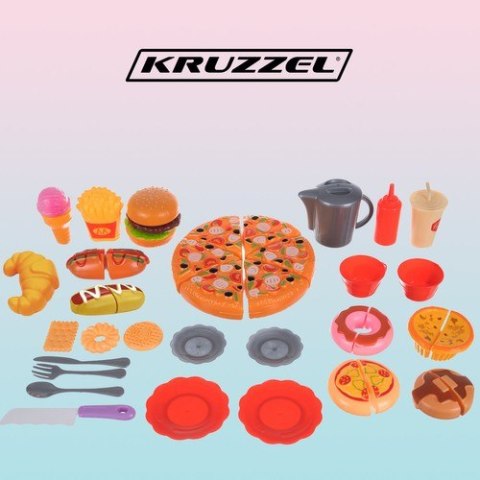 Fast food zestaw zabawkowy 22406 Kruzzel Fast food zestaw zabawkowy 22406 Kruzzel