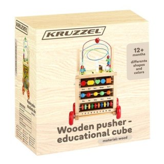 Pchacz drewniany- Kostka edukacyjna 22606 Kruzzel