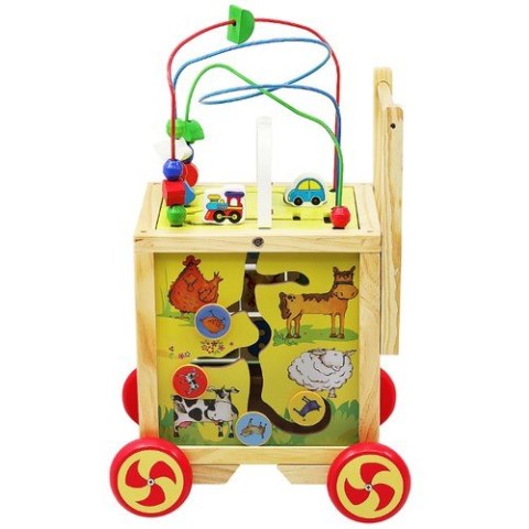 Pchacz drewniany- Kostka edukacyjna 22606 Kruzzel