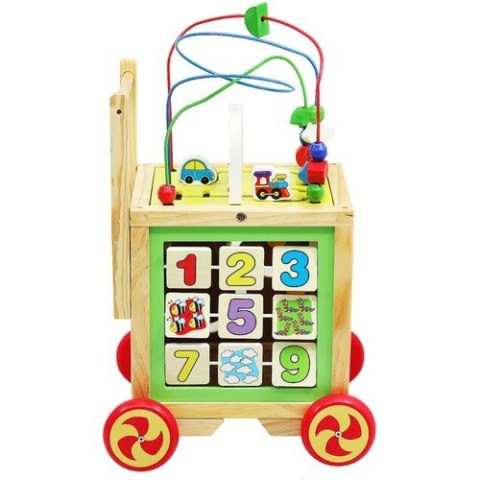 Pchacz drewniany- Kostka edukacyjna 22606 Kruzzel