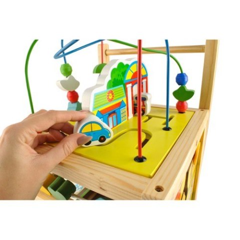 Pchacz drewniany- Kostka edukacyjna 22606 Kruzzel