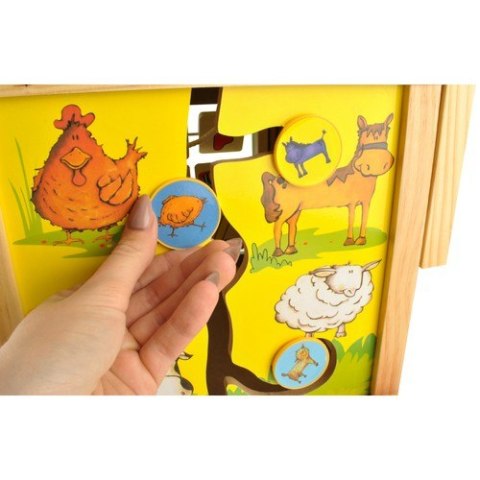 Pchacz drewniany- Kostka edukacyjna 22606 Kruzzel