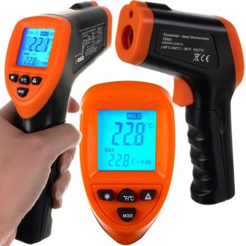 Pirometr - termometr laserowy 21263 Bigstren Pirometr - termometr laserowy 21263 Bigstren