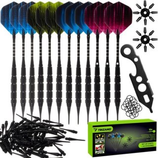 Rzutki dart zestaw 12szt + akcesoria Trizand 21629 Trizand
