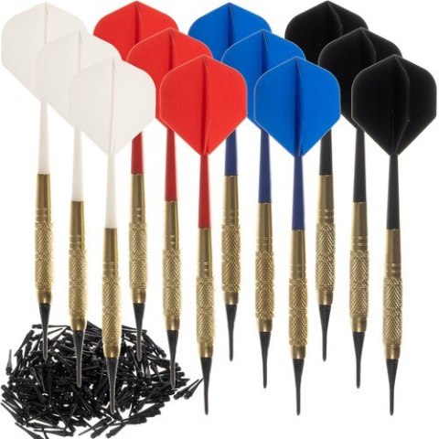 Rzutki dart zestaw 12szt + groty Trizand 21658 Trizand Rzutki dart zestaw 12szt + groty Trizand 21658 Trizand