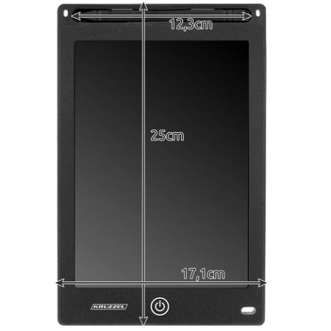 Tablet do rysowania 10" czarny XL KRUZZEL 22455 Kruzzel Tablet do rysowania 10" czarny XL KRUZZEL 22455 Kruzzel