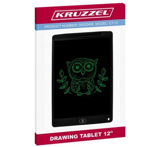 Tablet do rysowania 12" czarny KRUZZEL 22456 Kruzzel Tablet do rysowania 12" czarny KRUZZEL 22456 Kruzzel