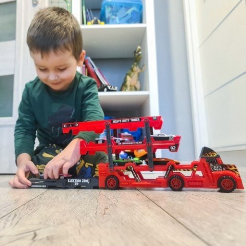 Zestaw ciężarówka TIR z 6 autami 22515 Kruzzel Zestaw ciężarówka TIR z 6 autami 22515 Kruzzel