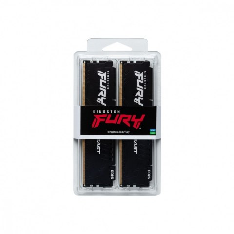 Pamięć DDR5 Fury Beast Black 32GB(2*16GB)/6000 CL36 Pamięć DDR5 Fury Beast Black 32GB(2*16GB)/6000 CL36