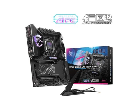 Płyta główna MPG Z890 CARBON WIFI s1851 4DDR5 HDMI/DP ATX Płyta główna MPG Z890 CARBON WIFI s1851 4DDR5 HDMI/DP ATX